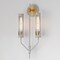 Maxim Lighting Regent 2-Light Wall Sconce, Light French Gray/Natural Aged Brass 16170CLLFGNAB - alternate 3
